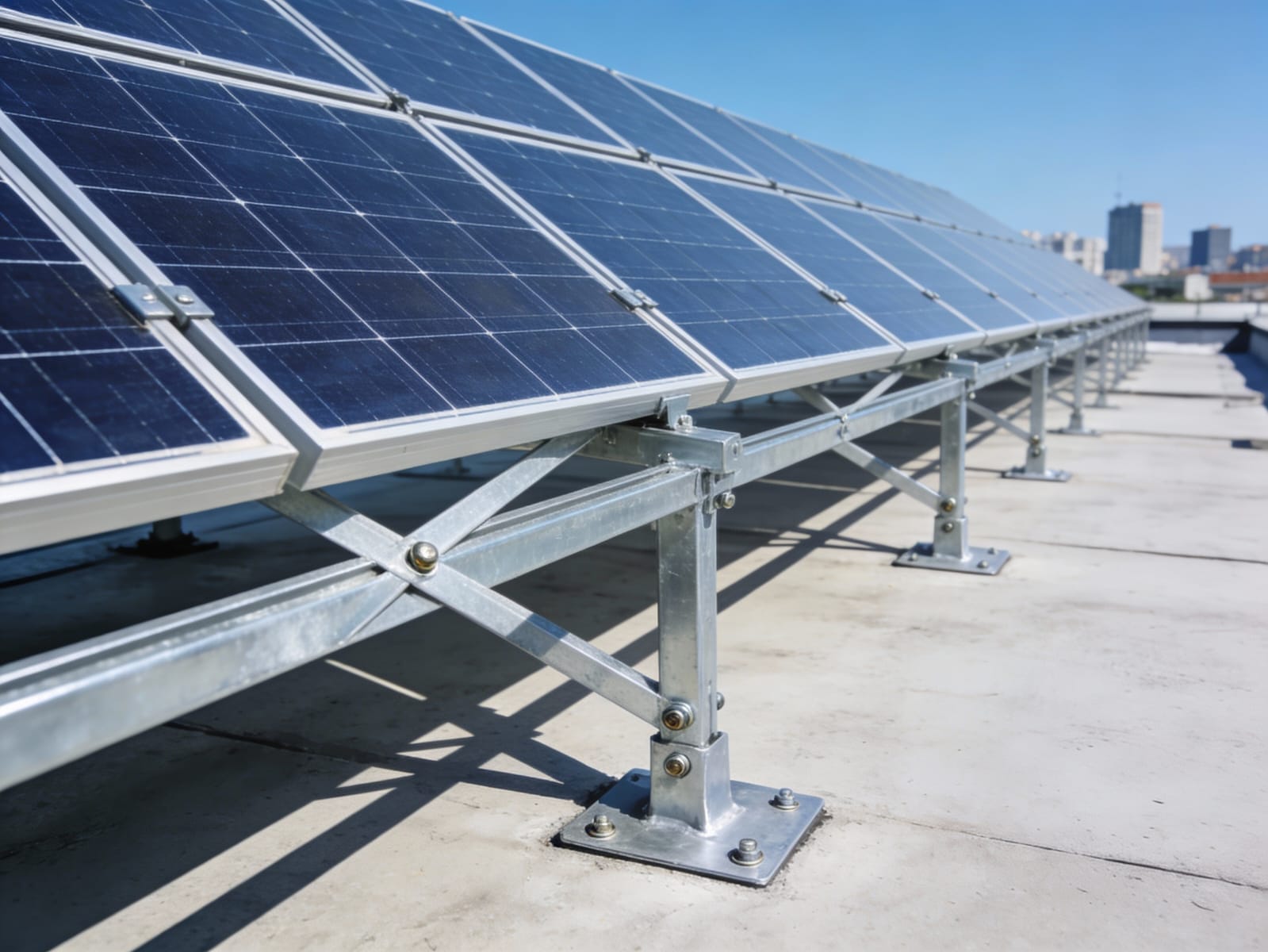 Rooftop solar panel installation integrated with security systems