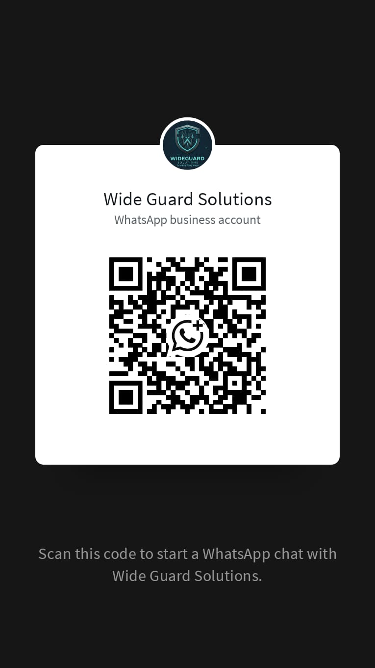 WhatsApp QR Code for Wideguard Solutions